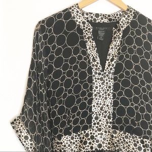 Silkland Women | Geographic Print Blouse 1X